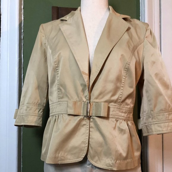 Koji Yohji biege blazer S/M - Picture 1 of 6